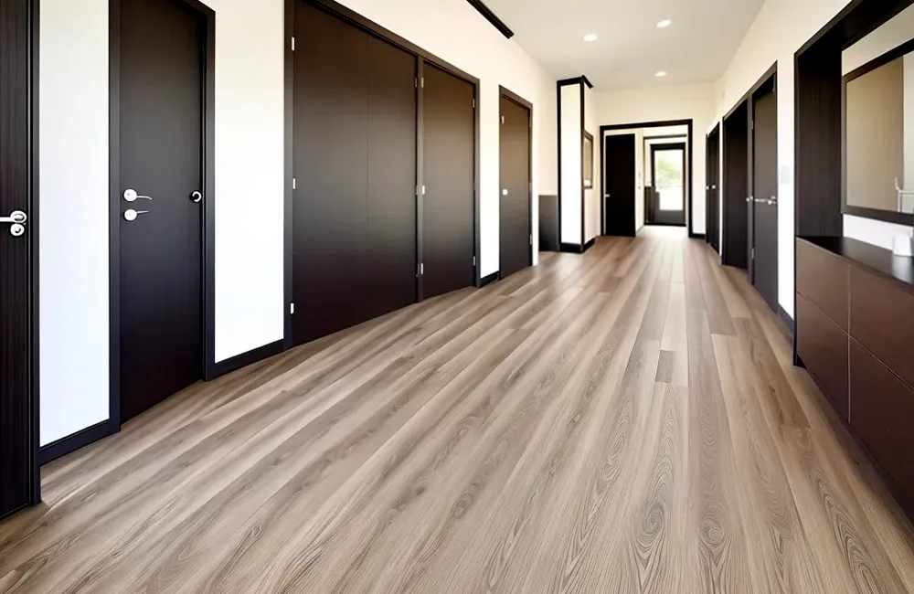 Corredores com piso vinilico