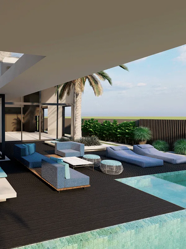 deck de madeira plástica preto