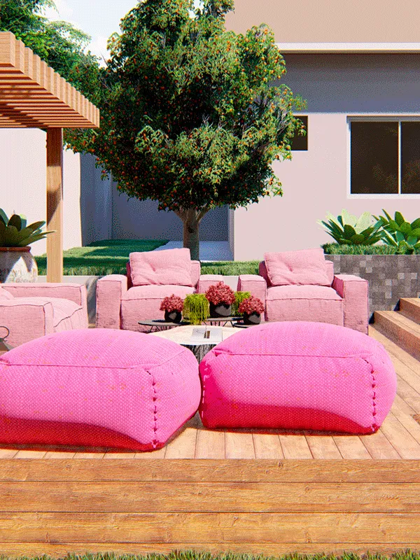 perfeito para jardins e áreas de lazer