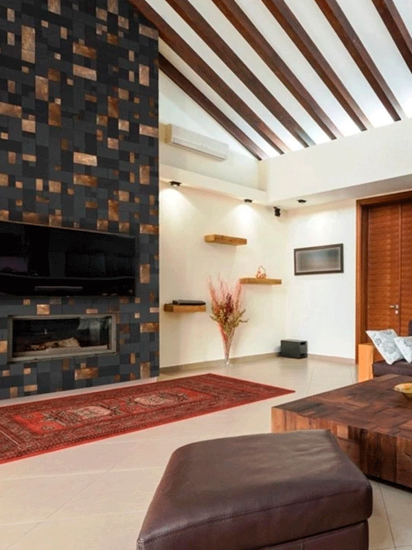 revestimento para lareira