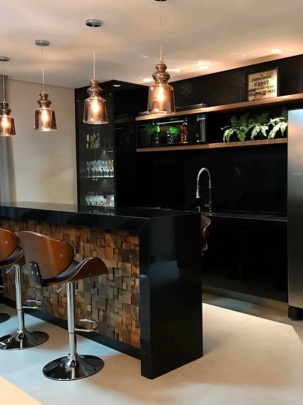 cozinha com pedra ferro