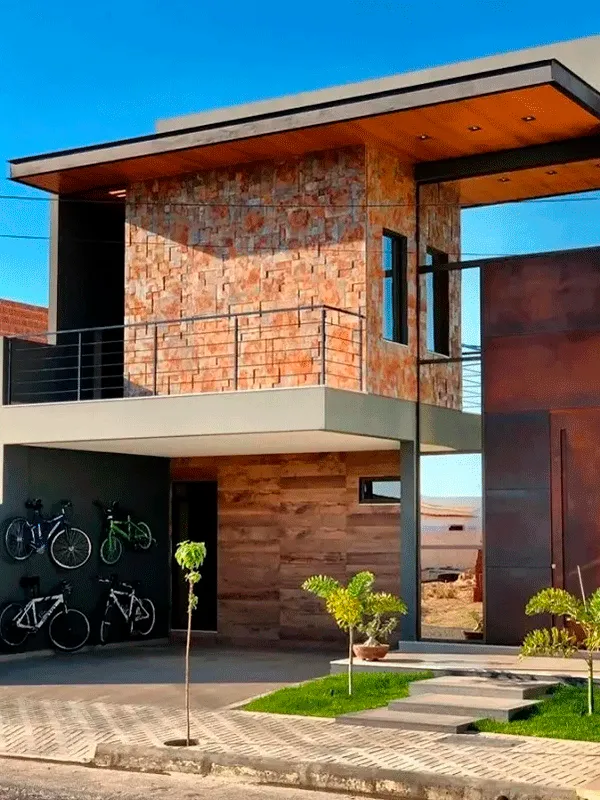 Revestimento Externo: Pisos, Muros e Fachadas +77 Fotos para Inspirar 196 modelos antigos de revestimento externo