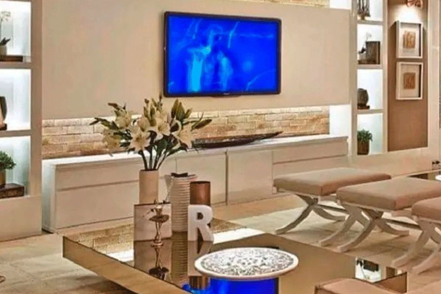 pedra miracema no painel da tv