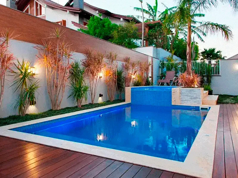 Projetos de luxo com piscina