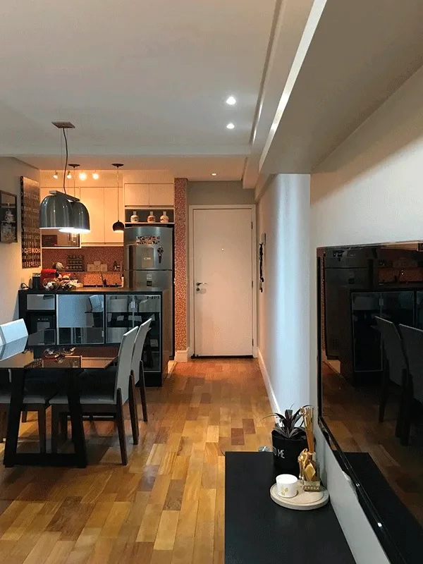 Piso de Madeira: Modelos, Cuidados e Vantagens +67 Fotos Incríveis 151 apartamento com piso de madeira e porta branca