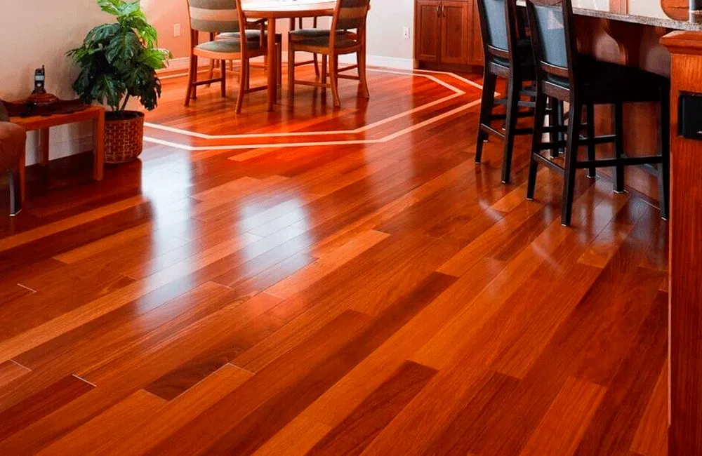 Piso de Madeira: Modelos, Cuidados e Vantagens +67 Fotos Incríveis 156 mix de cores no piso de madeira com tonalidade amadeirada e escura