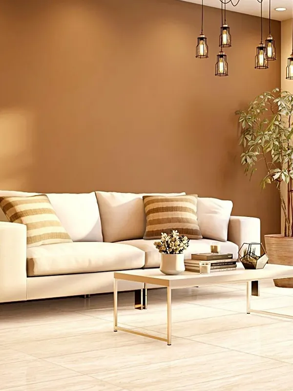 Porcelanato Bege: Aconchego e Sofisticação com esse Revestimento +54 Fotos Inspiradoras 129 efeito que o porcelanato bege faz em ambientes, deixando uma decoração clean e elegante