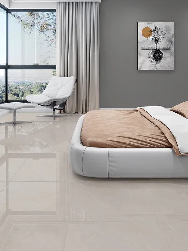 Porcelanato Bege: Aconchego e Sofisticação com esse Revestimento +54 Fotos Inspiradoras 122 tons claros para quarto com decoração clean