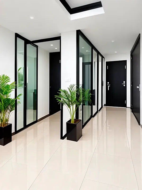 Porcelanato Liquido: Locais para Aplicação, Cores, Preços e Dicas Profissionais +40 Fotos 92 corredor com porcelanato liquido