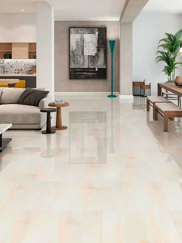 Porcelanato polido área interna