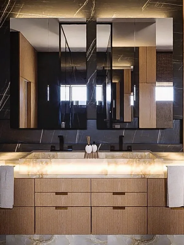 destacando revestimento de parede