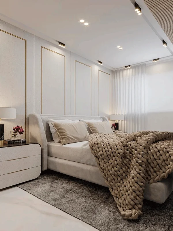 estilos modernos para quarto de casal 