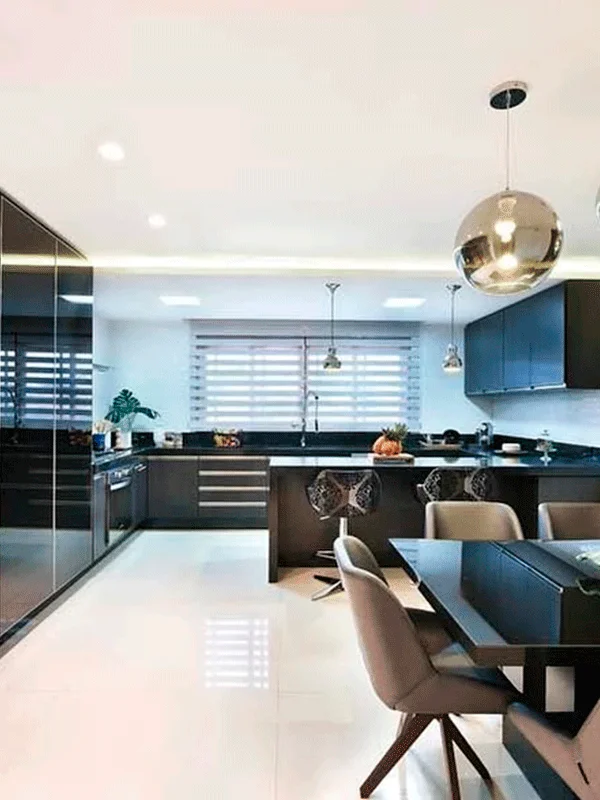 piso bem polido e brilhoso