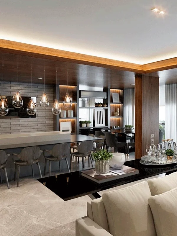 decoração criativa com tons neutros 