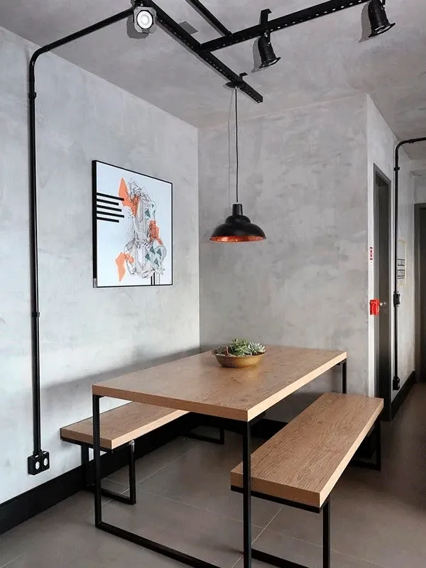 porcelanato acetinado na parede