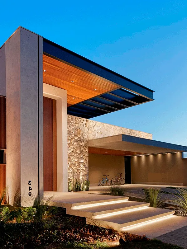 Revestimento Externo: Pisos, Muros e Fachadas +77 Fotos para Inspirar 195 revestimento externo