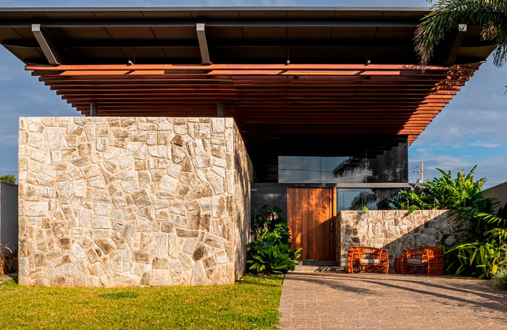 Revestimento Externo: Pisos, Muros e Fachadas +77 Fotos para Inspirar 171 principais tipos de revestimento externo