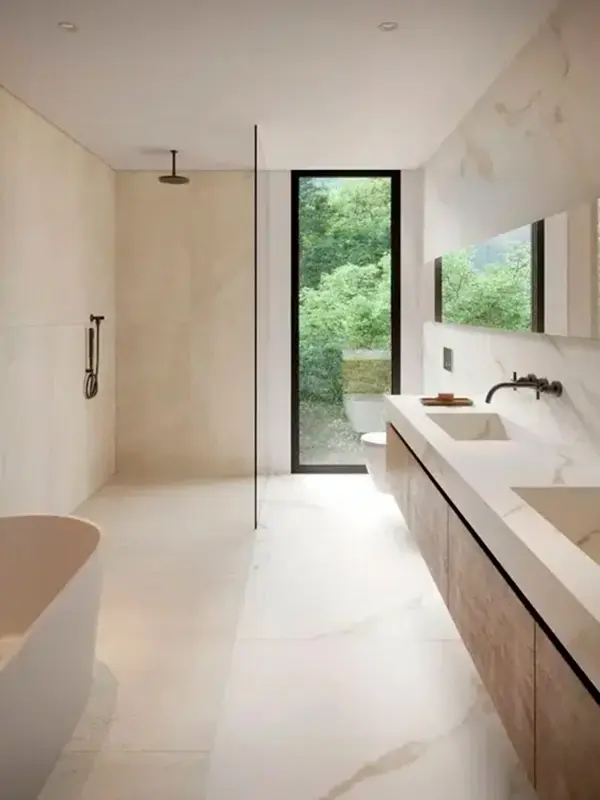 banheiro de luxo com hidro spa