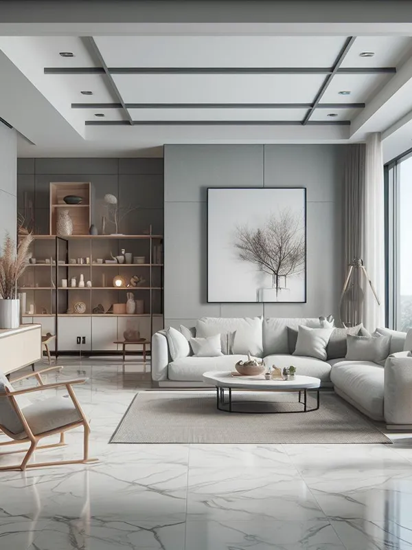 porcelanato calacata cinza 