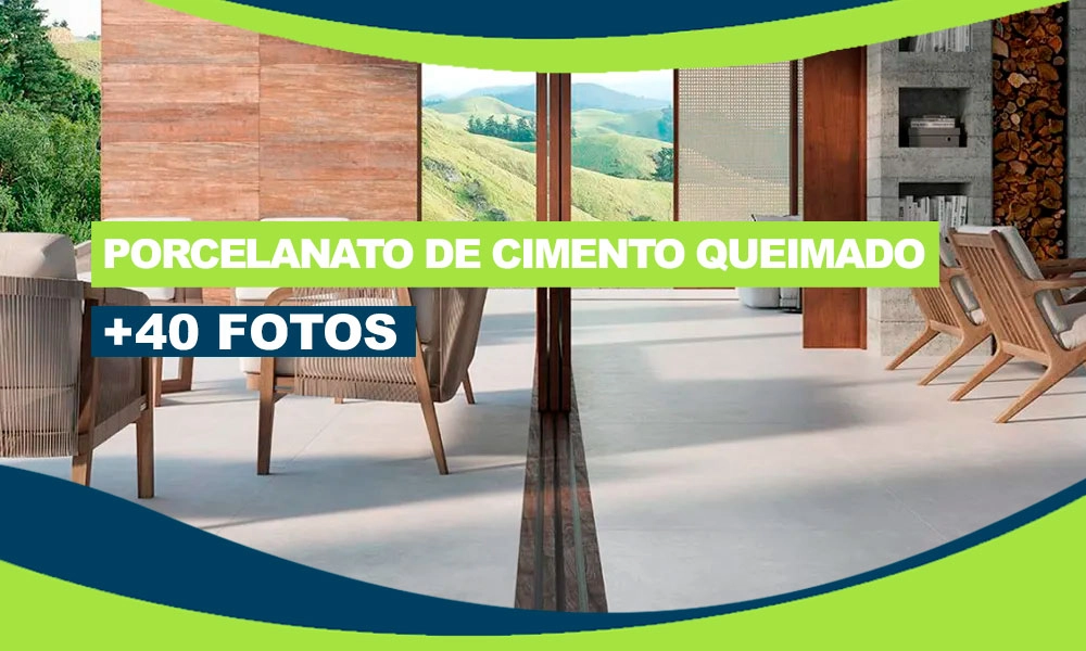 Porcelanato de Cimento Queimado: Luxo e Durabilidade +40 Fotos para Inspirar 370 capa principal de porcelanato de cimento queimado