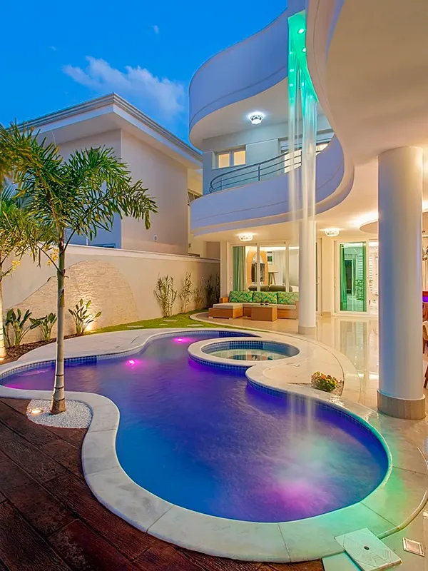 desvantagens da casa com piscina redonda