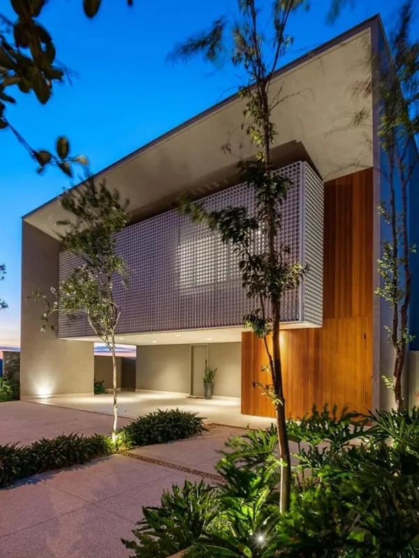 piso brilhante para fachada