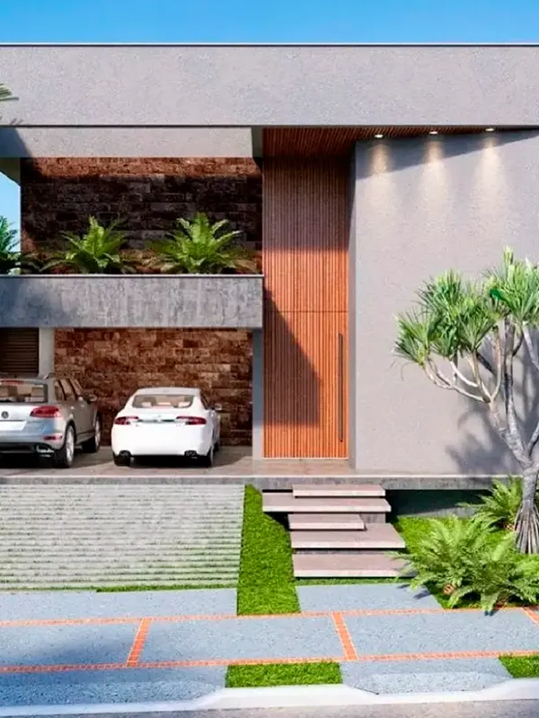 piso intertravado para garagem