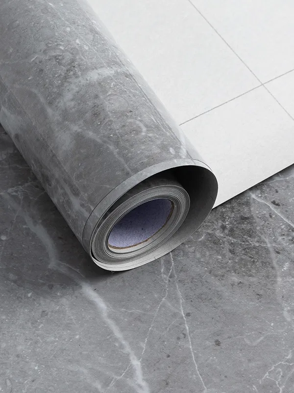 Porcelanato autocolante cinza