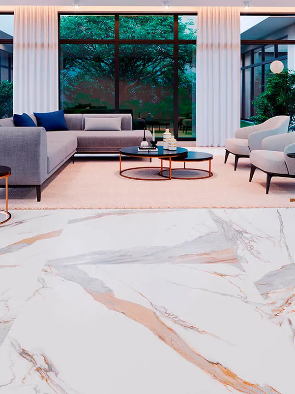 porcelanato calacata acetinado