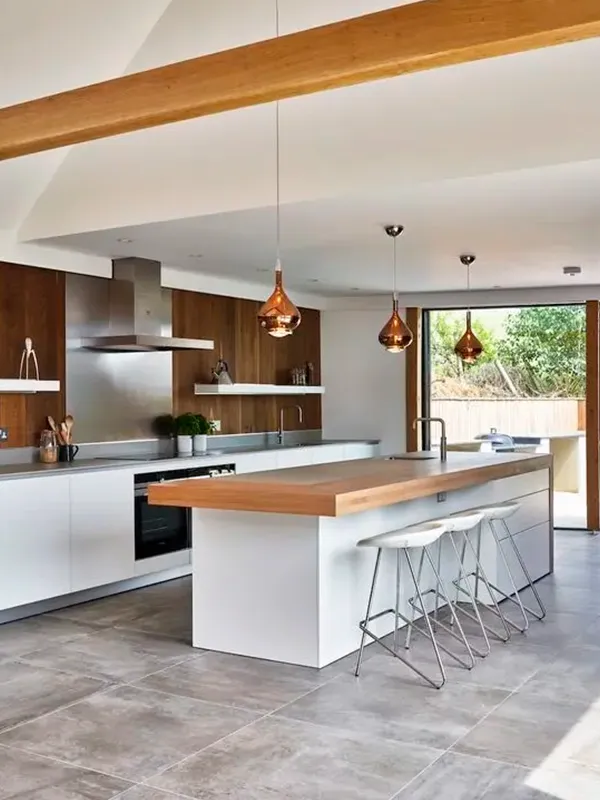 Descubra os 7 Modelos de Porcelanato para Área Gourmet: Elegância e Praticidade de Limpeza 82 porcelanato de cimento queimado para área gourmet