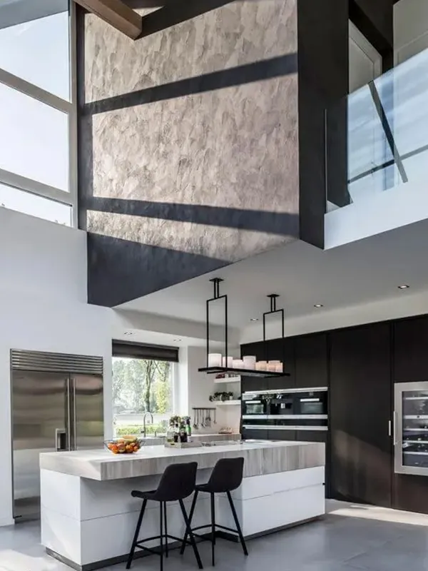 piso robusto e que destaca a casa 