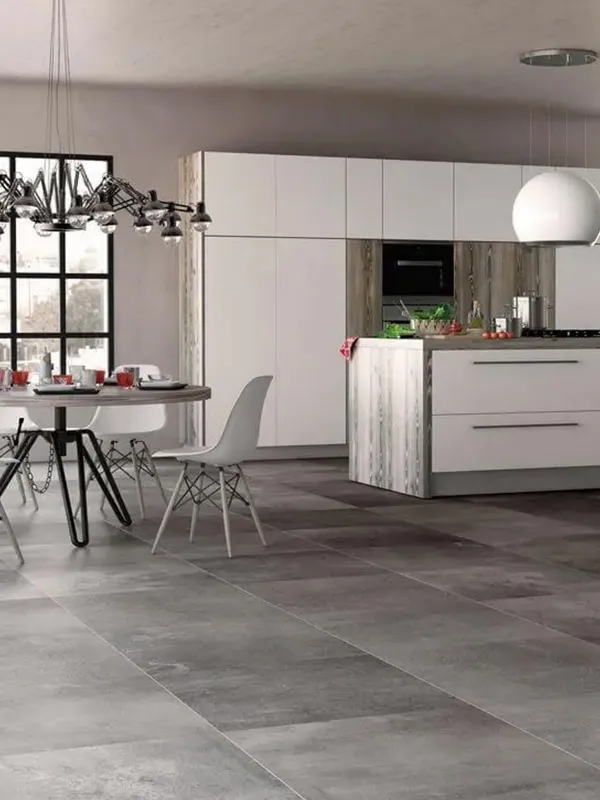 porcelanato de cimento queimado quadrado