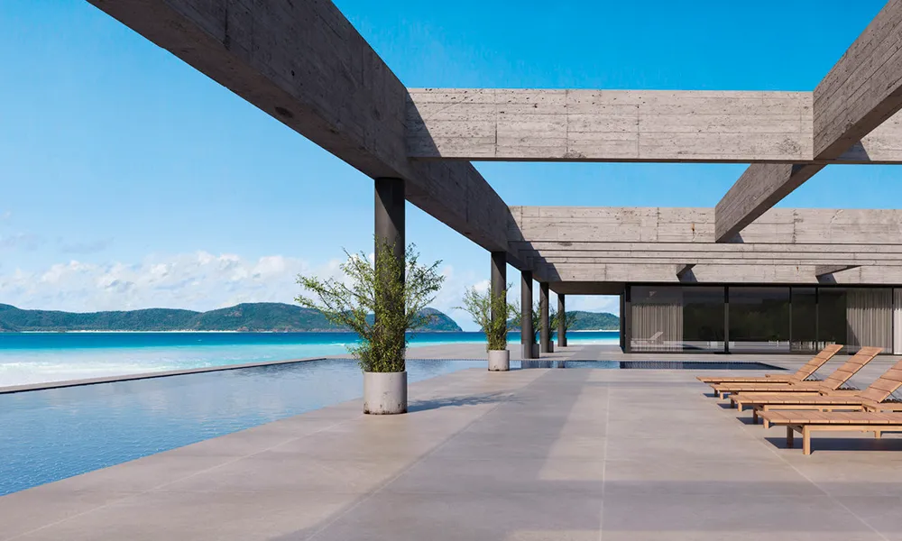 Porcelanato para área externa