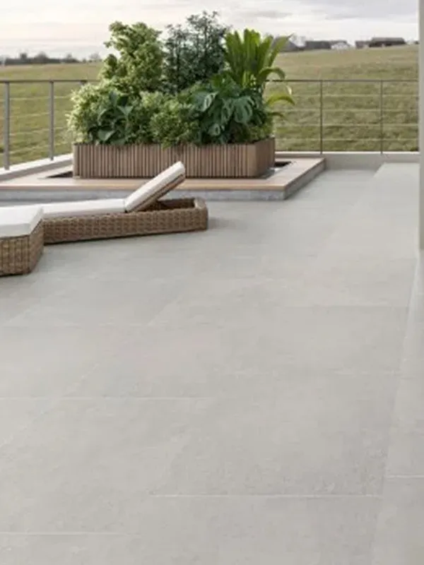 porcelanato retificado em área externas