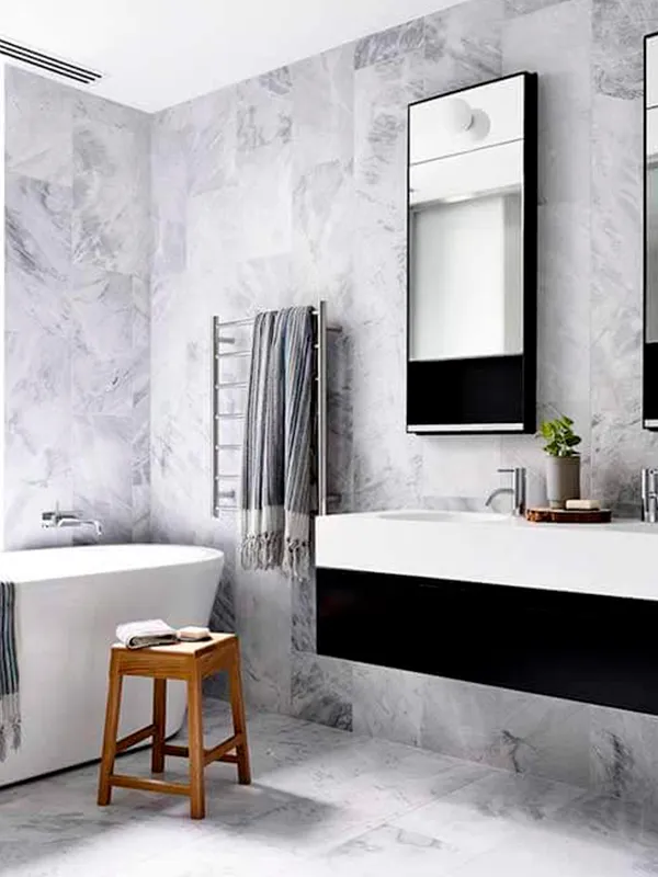 porcelanato cinza para benheiro