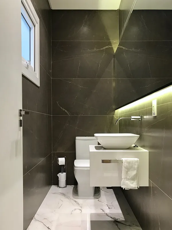 iluminação para banheiro