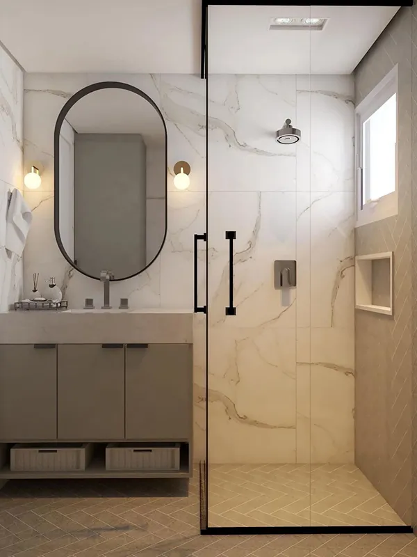 tons elegante e fosco na parede 