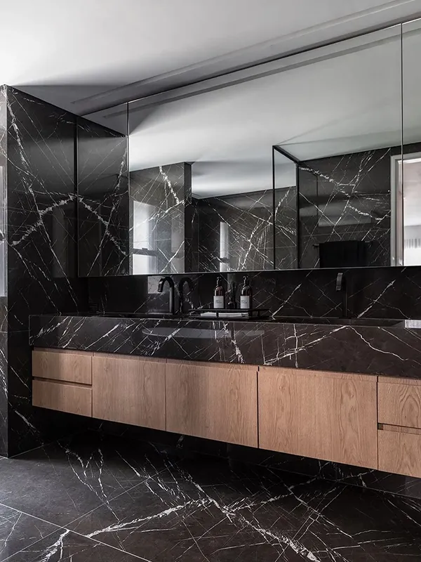 cores preta para banheiro 