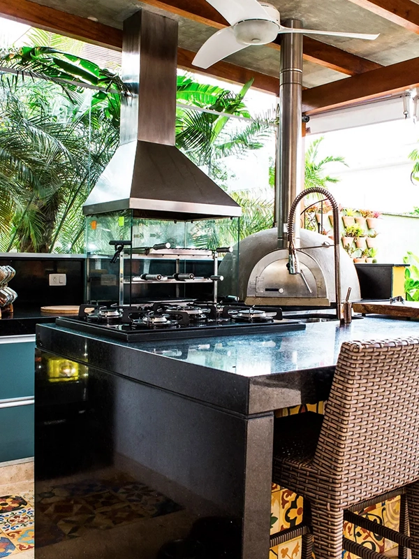 varanda gourmet com porcelanato