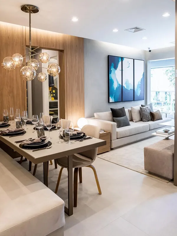 apartamento pequeno com porcelanato