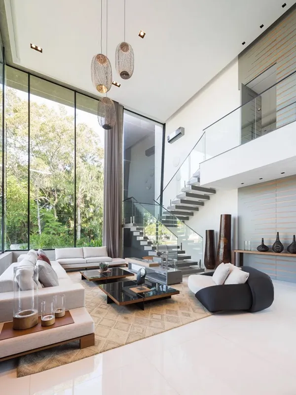 tamanhos de porcelanato grande para sala moderna