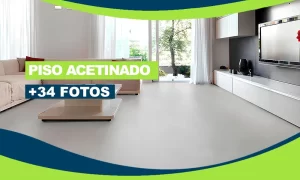 piso acetinado