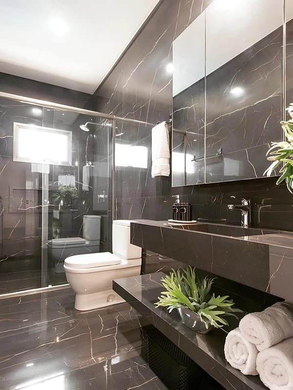 Perfeito na bancada de porcelanato