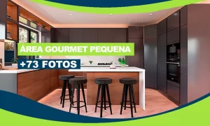 área gourmet pequena