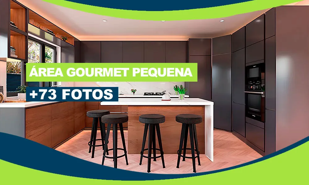 12 Dicas de Decoração para Área Gourmet Pequena +73 Fotos para Inspirar 309 área gourmet pequena