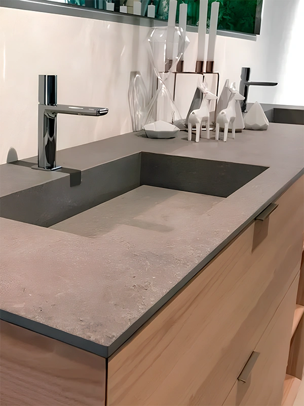 bancada da pia de churrasqueira com acabamento fosco