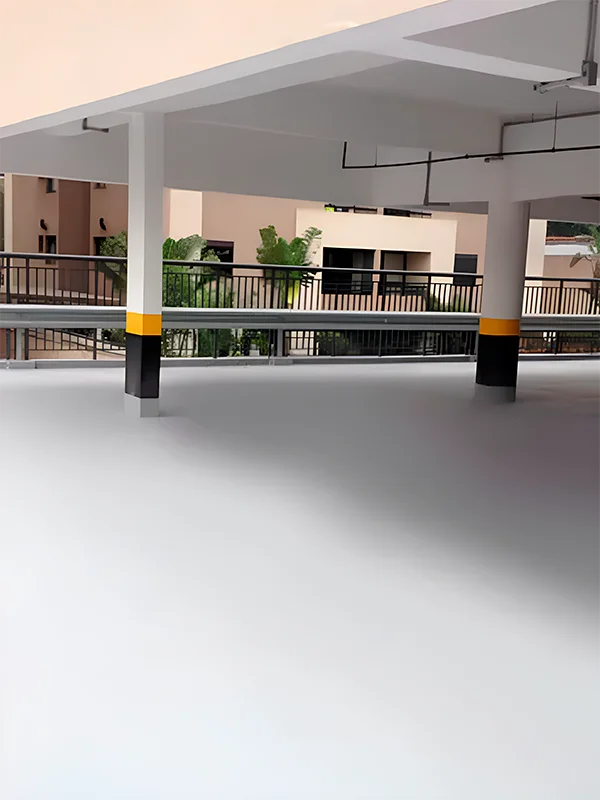 estacionamento com piso monolitico