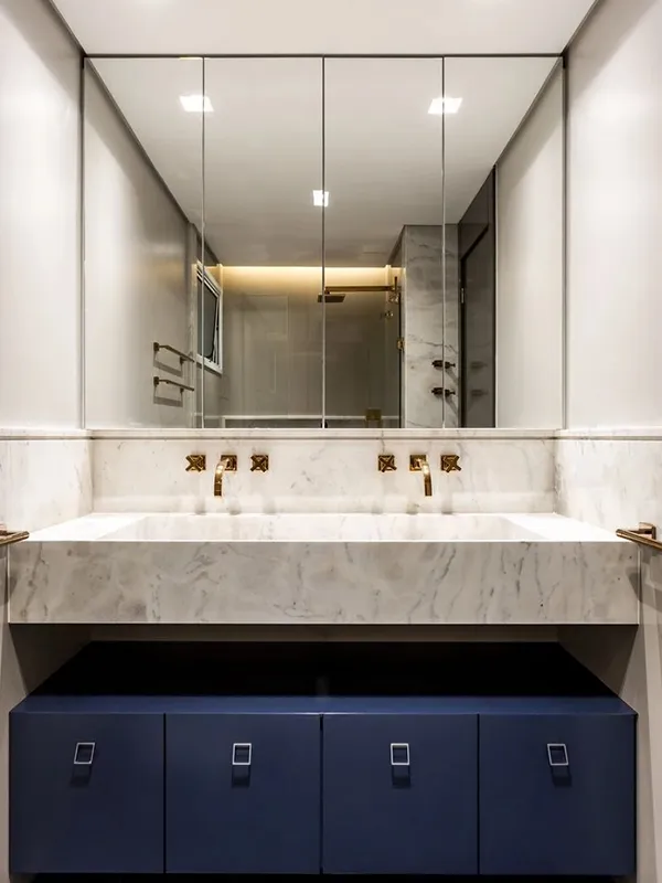 revestimento para banheiro com marmore 