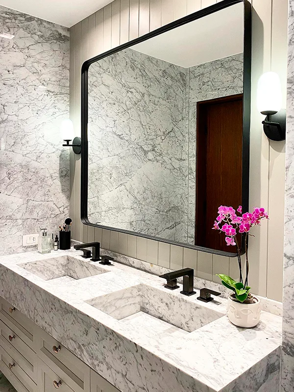 marmore para revestimento de banheiro