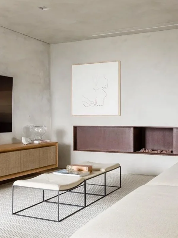 Explorando o Charme do Piso de Cimento Queimado: Dicas, Preços e Locais de Aplicação +40 Fotos 103 utilização do cimento queimado na tonalidade branca